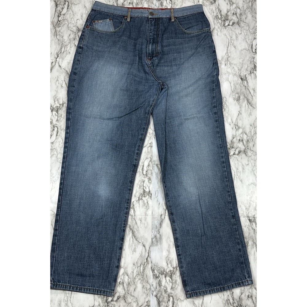 Indigo‎ Red Lux Industrial Denim Jeans Mens Size 38 Blue Classic Pockets